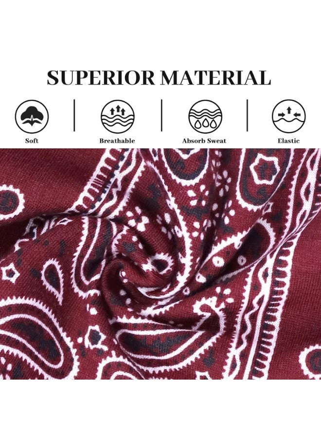 CLENEA Wide Headbands for Women Knotted No Slip Head Bands Soft Turban Headband Hair Accessories Boho African Solid Color Head Wraps for Women Yoga Workout Pack of 6(Boho) - Image 3